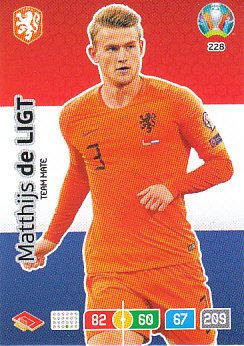 Matthijs de Ligt Netherlands Panini UEFA EURO 2020#228